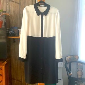 Black and white Calvin Klein dress